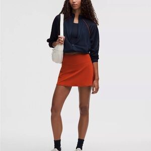 Women's Rust Orange Active Skirt
